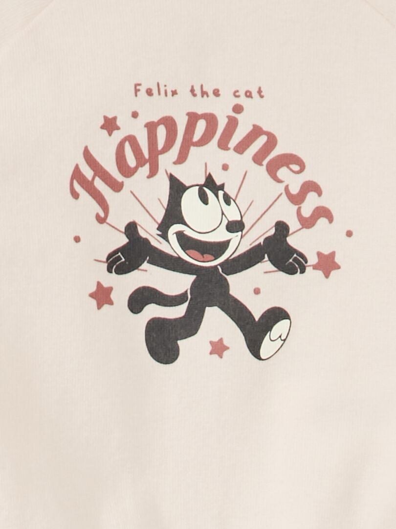 Felix de Kat Sweatshirt met lange mouwen - ROZE