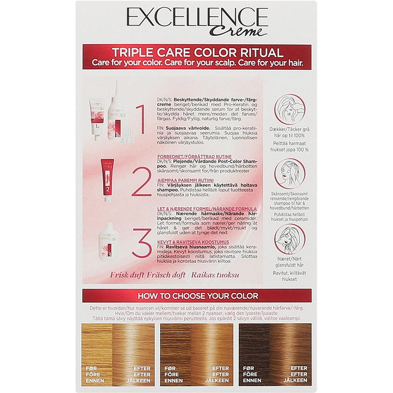 Loreal L'Oréal hårfarve 7.31 gylden beige blond