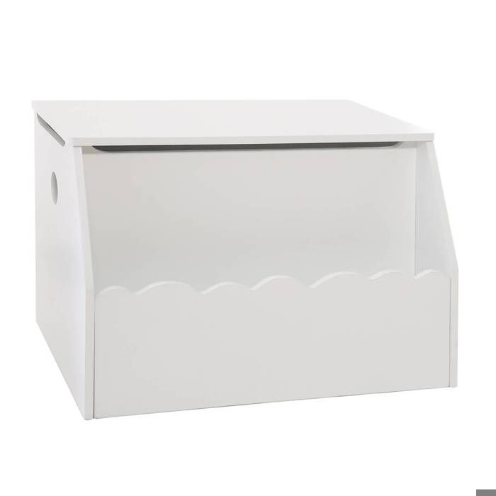 Cassapanca e libreria per bambini bianche 58x38 cm - Atmosphera Interior Designer