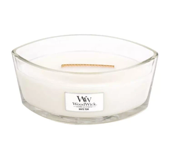Woodwick Ellipse Candle świeca zapachowa White Teak 453,6g