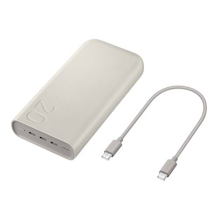 External battery - SAMSUNG - 45W - 20000 mAh - 3 USB Type-C ports - Power Delivery 3.0