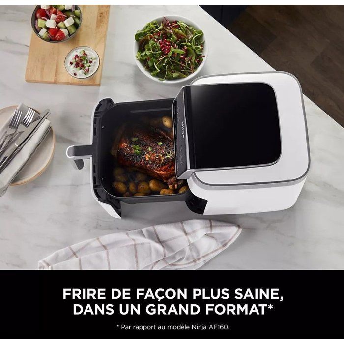 Freidora de aire NINJA - Foodi Max AF180EU - Capacidad de 6,2 L - 2000 W - Blanca