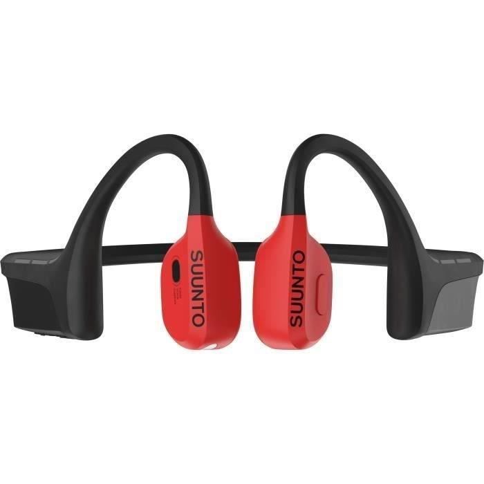 Cuffie sportive wireless SUUNTO Wing - Conduzione ossea - Power bank incluso - Rosse