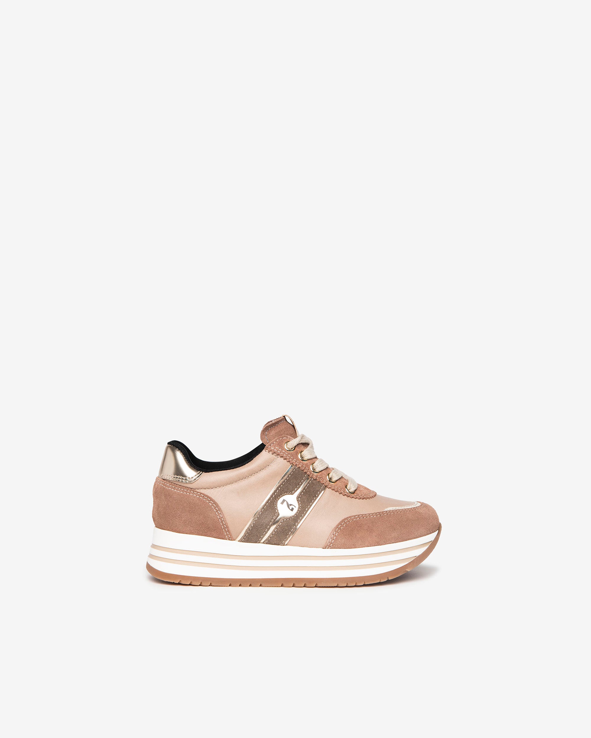  Sneaker aus Wildleder und Leder für Teenager-Mädchen