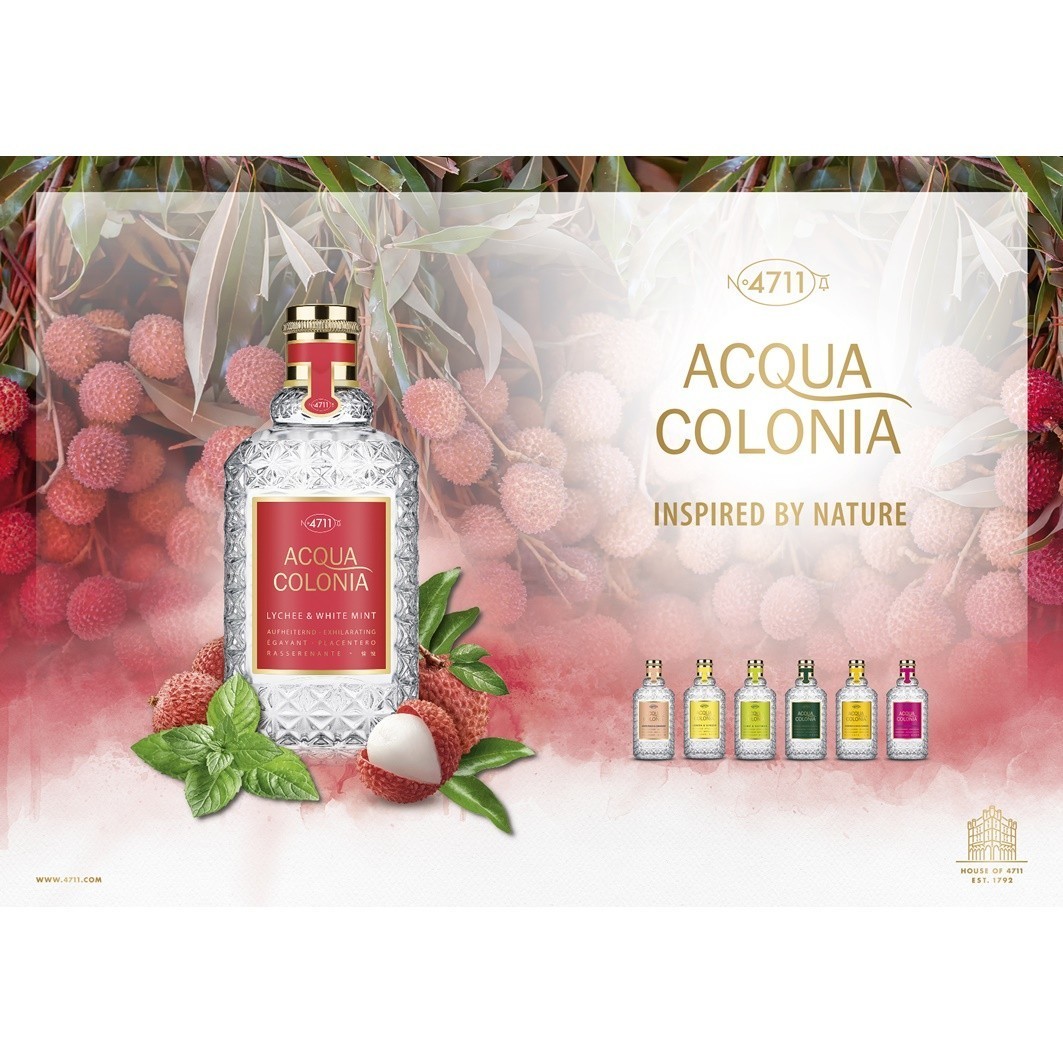 4711 Eau de Cologne Acqua Colonia Lychee & White Mint - 100 ml