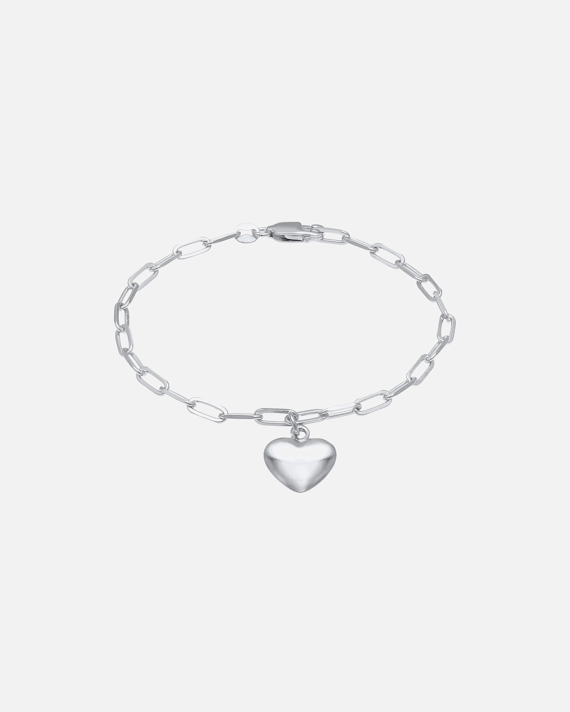 Elli Tendance ovale de Ladies Heart Love Links en argent sterling 925
