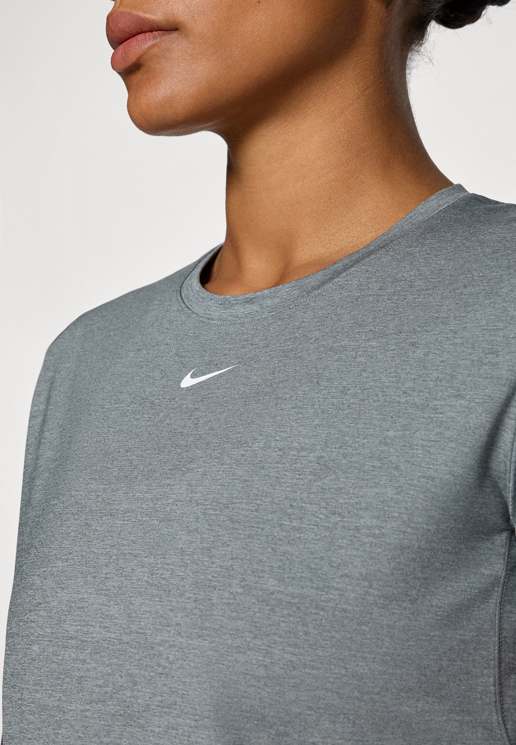 Nike Performance ONE CLASSIC - Sports T-shirt - smoke grey/white