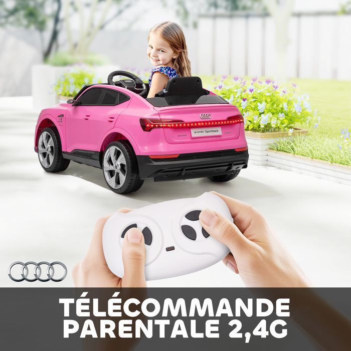 HOMCOM - Children's Electric Car - PP - 108x60x47cm - Pink