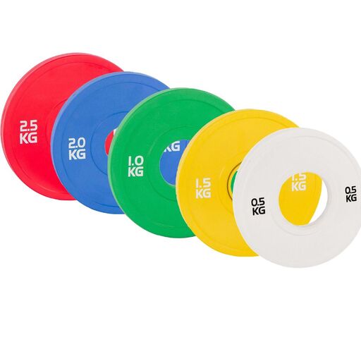 Luxe gekleurde fractionele fitness bumper disc