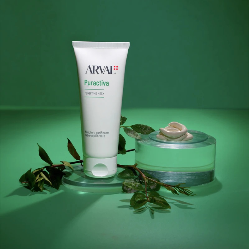 Arval Puractiva čistilna maska pomirjujoča maska za obraz