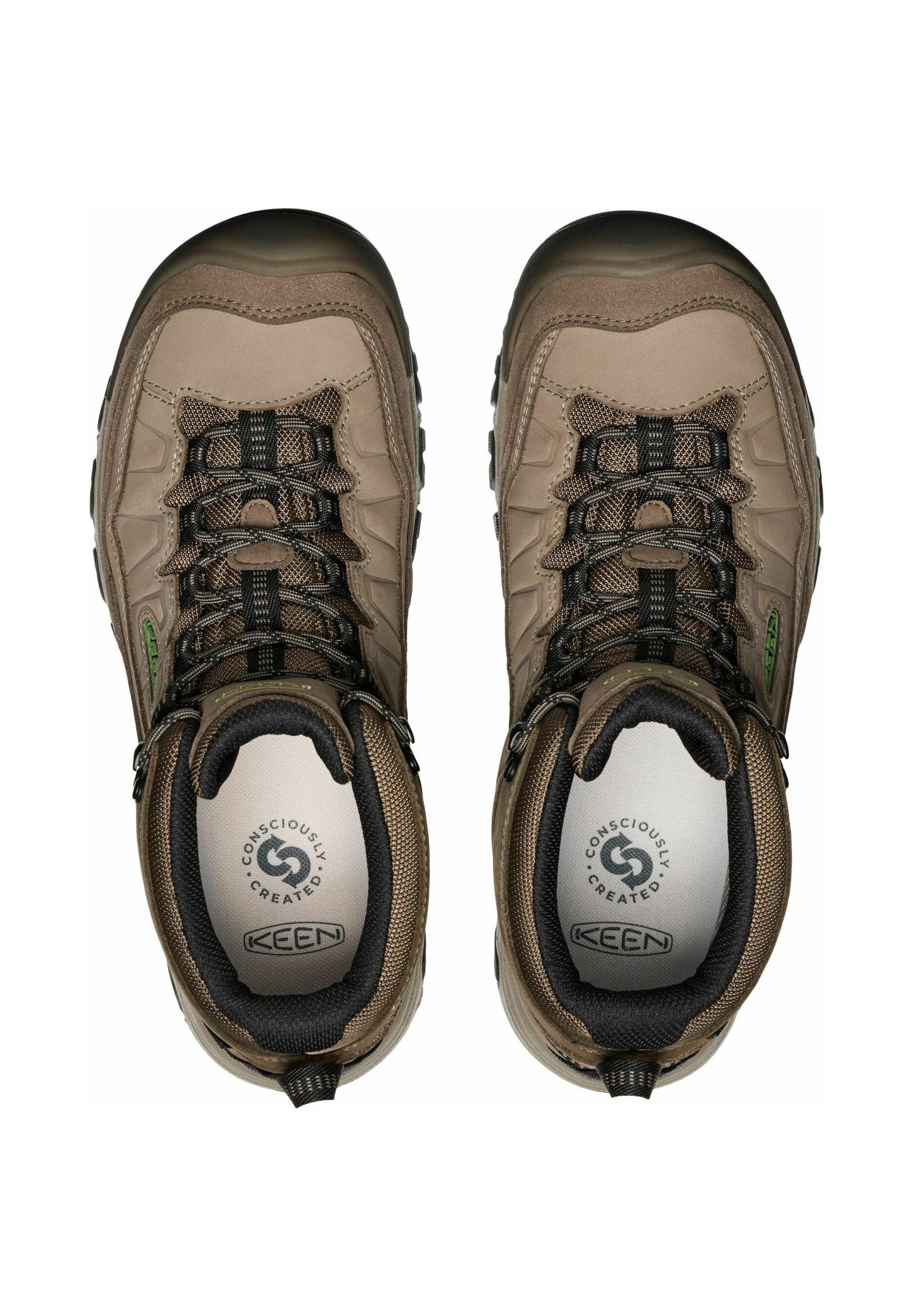 Keen TARGHEE IV MID WP M - Scarpe da trekking - marrone grigio feldflaschengrün