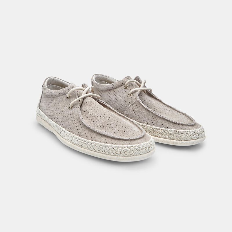 BATA Espadryle męskie zamszowe