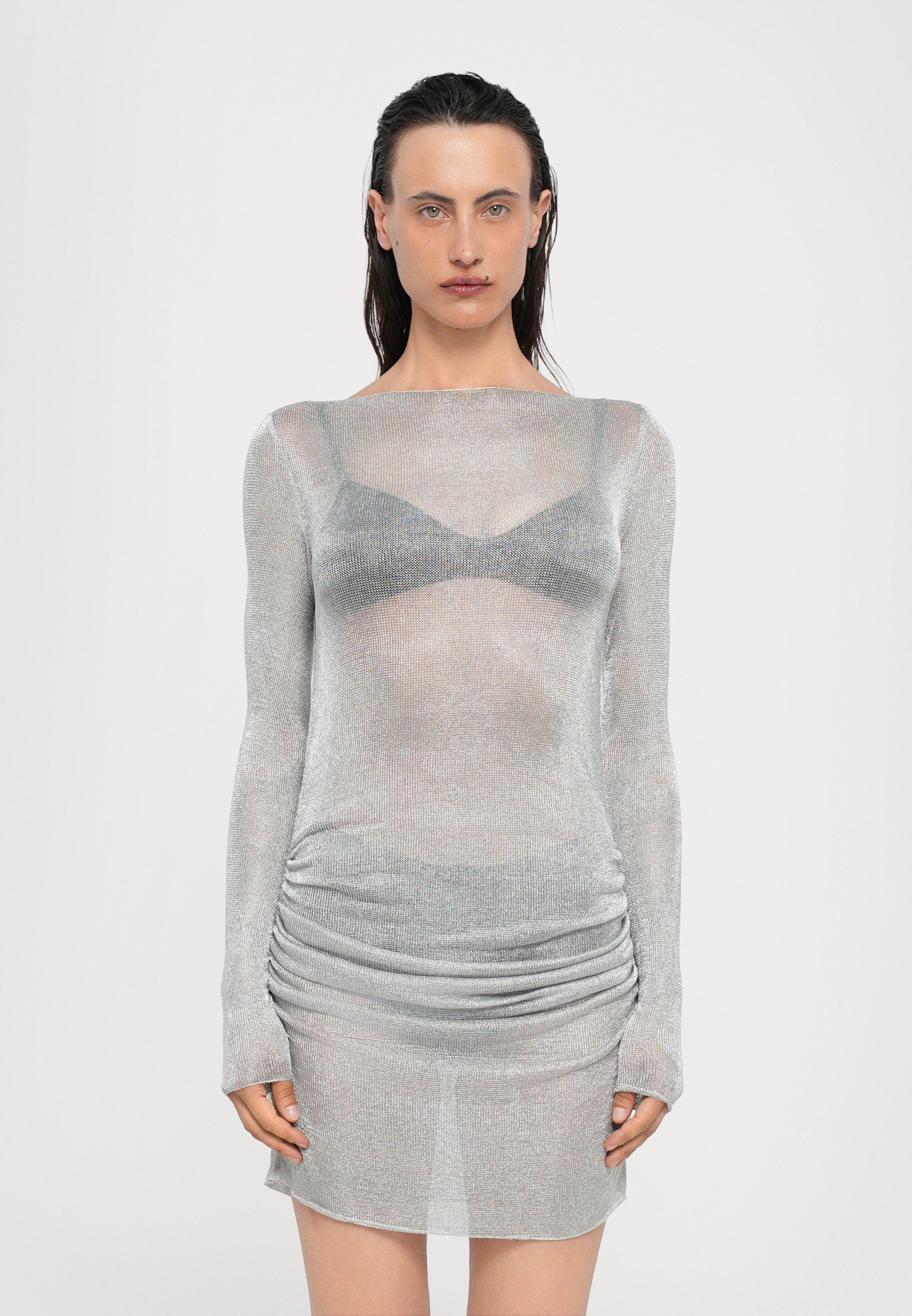 Anna October PINA - Robe de cocktail / Robe de soirée - argent