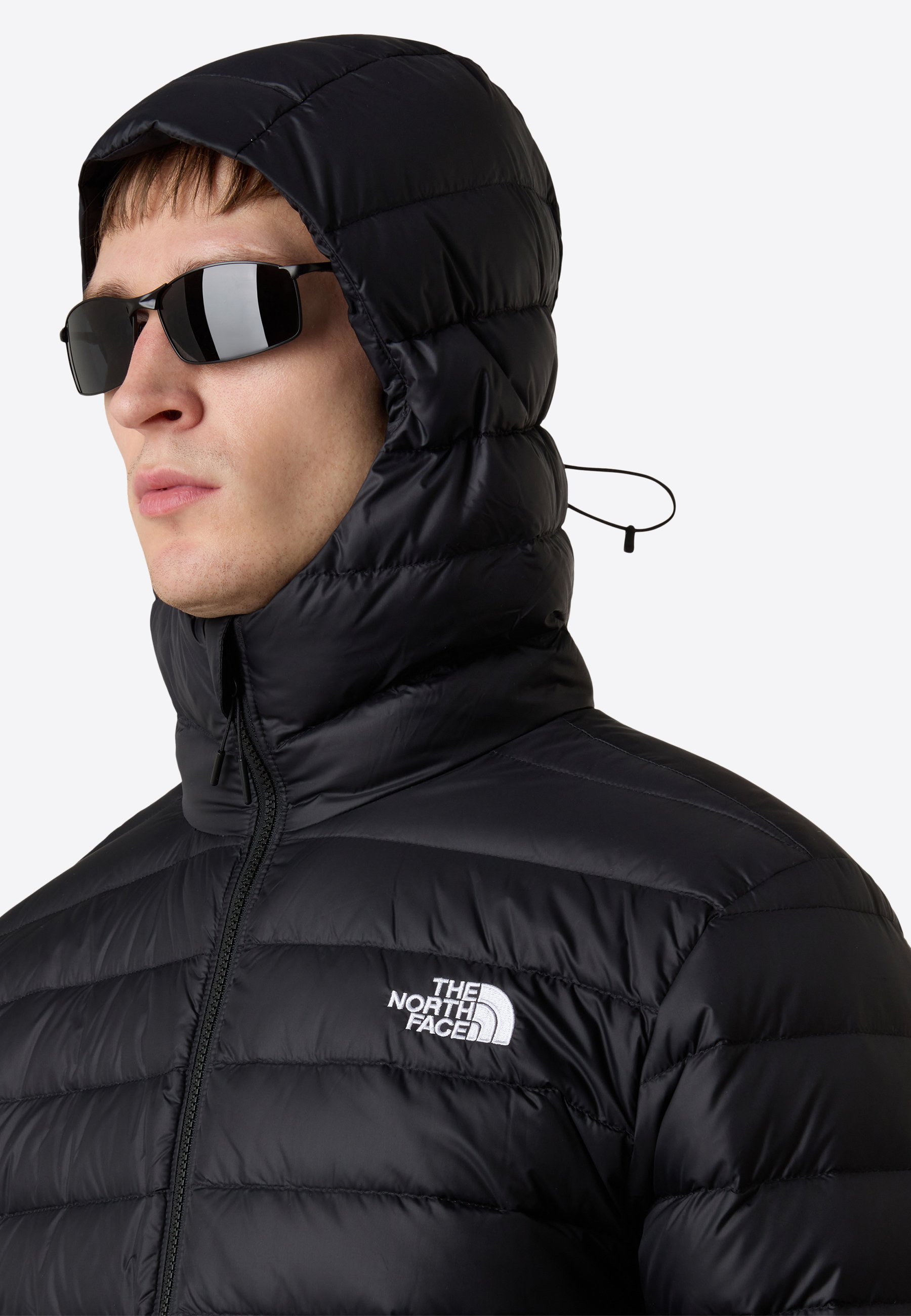 The North Face HOODED - Untuvatakki - tnf black