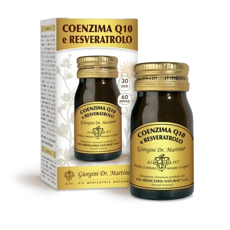 Dr. Giorgini Co-enzym Q10 + Resveratrol 60 tabletten