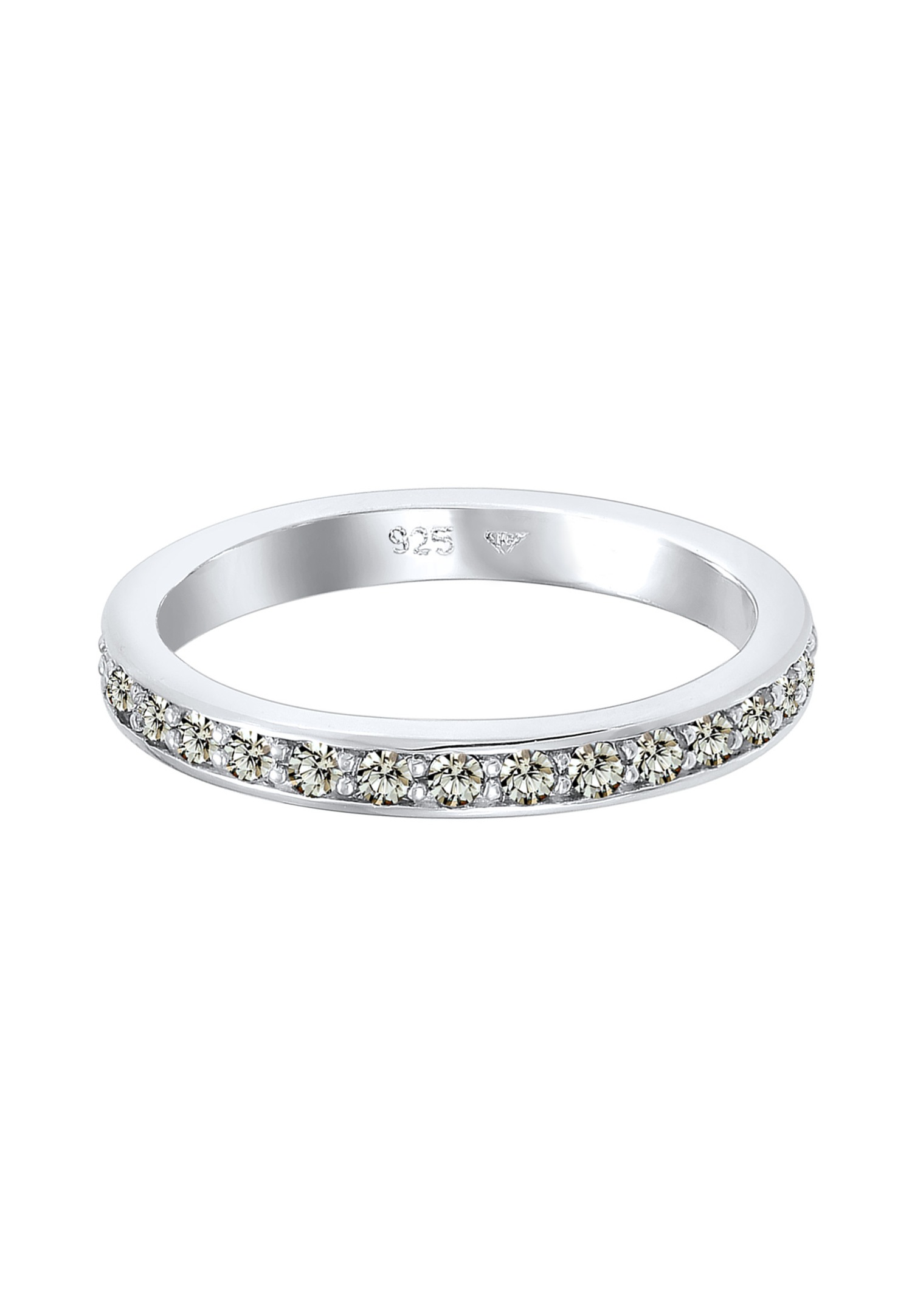 Elli Femmes bande Memoire avec cristaux en argent sterling 925