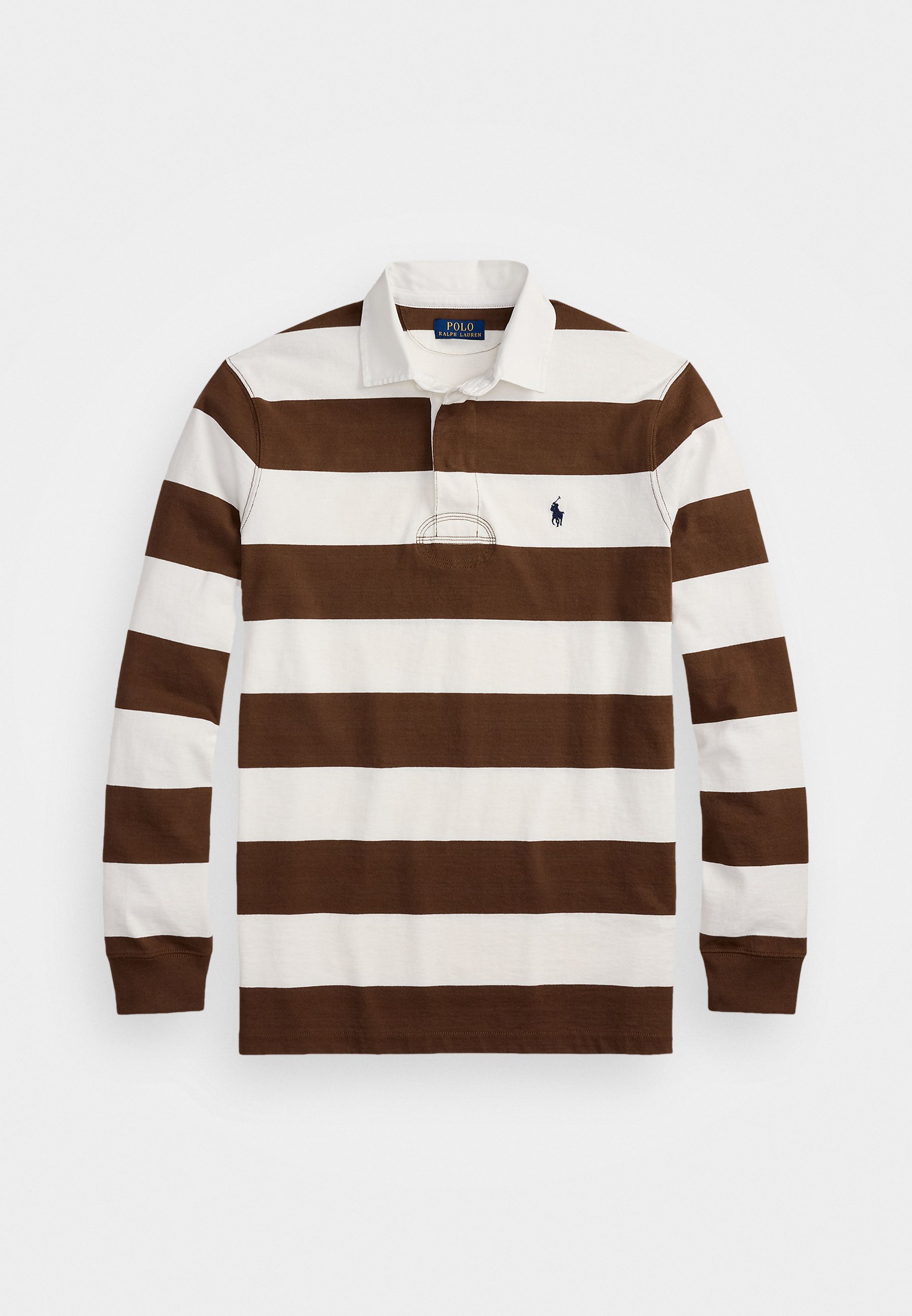 Polo Ralph Lauren HET ICONISCHE RUGBYSHIRT - Poloshirt - licht roestbruin/trofeecrème