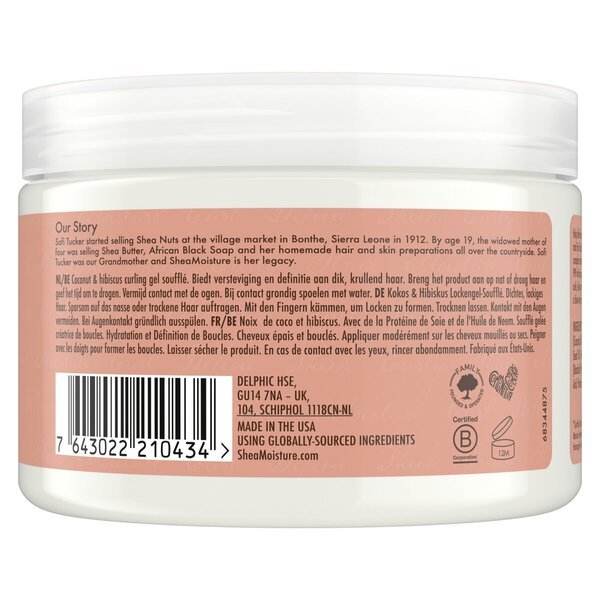 SheaMoisture sufle z gelom za kodranje las s kokosom in hibiskusom 326 ml