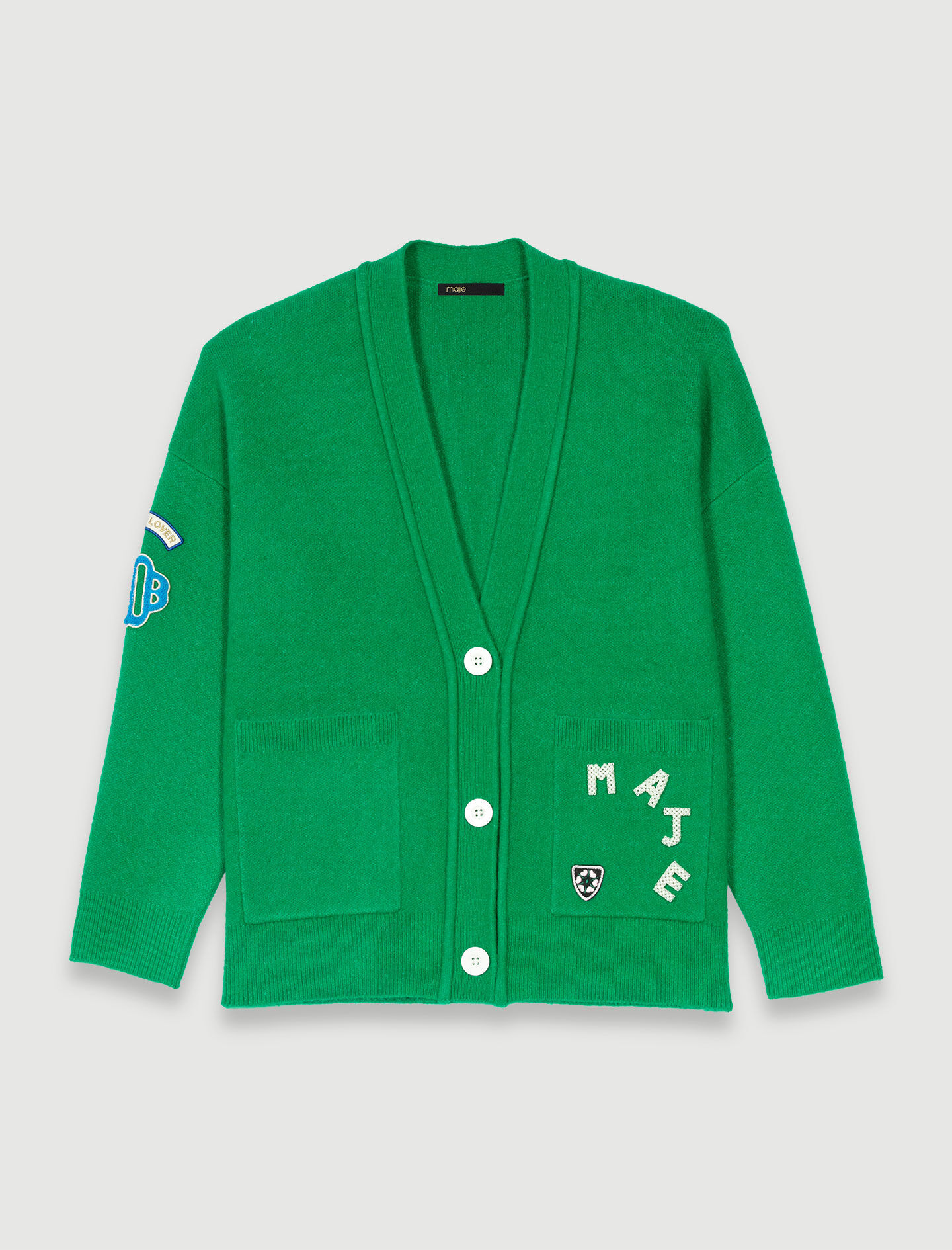 Gebreid vest - Vert Gazon