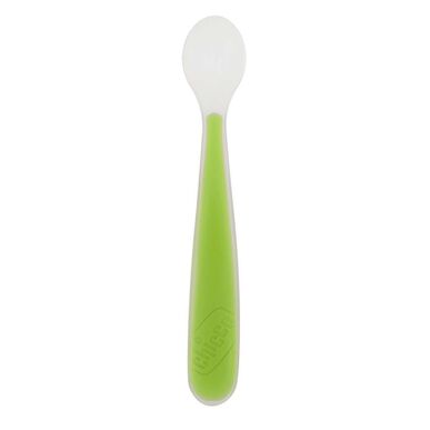Chicco siliconen lepel 6M 1 stuk 1 stuk