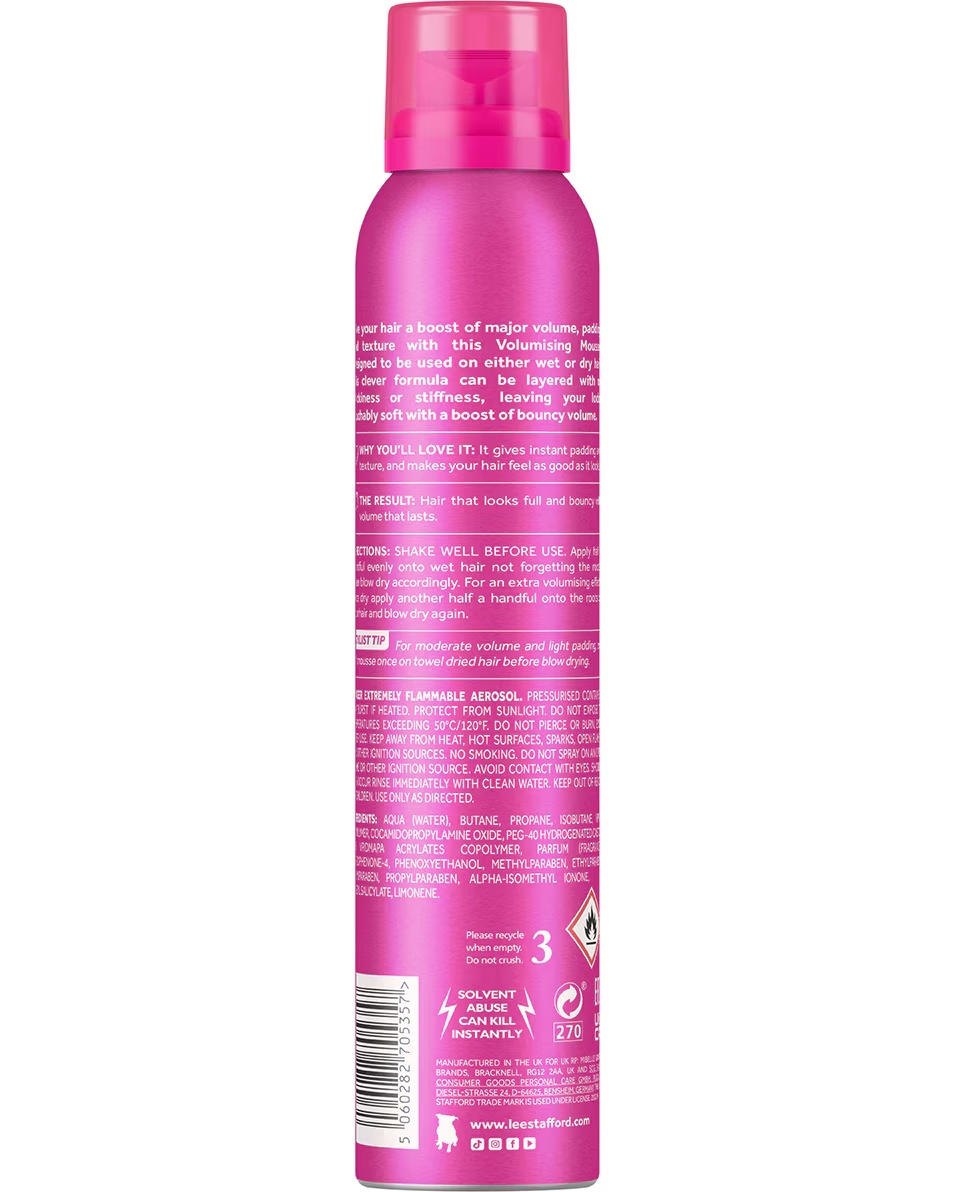 LEE STAFFORD STYLING DOUBLE BLOW MOUSSE