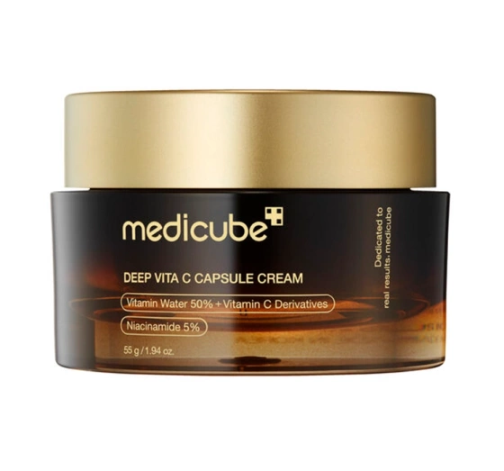 Medicube Deep Vita C Capsule rozjaśniająco-ujędrniający krem do twarzy 55 g