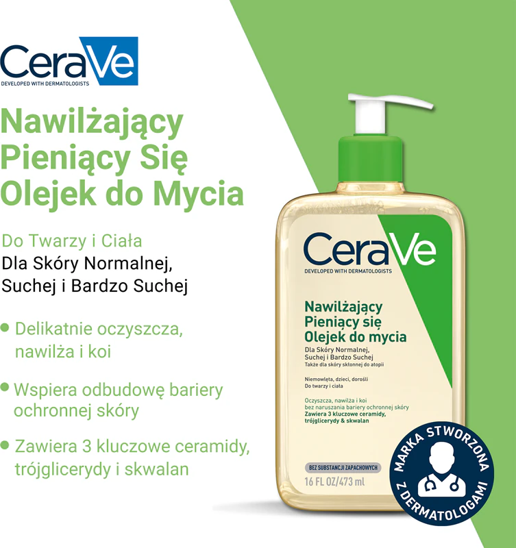 CeraVe Cleansers Hydratační pěnivý čisticí olej