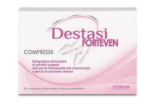 POOL PHARMA Destasi Forteven Plus, complément alimentaire à base de plantes pour les jambes gonflées, 14 sachets
