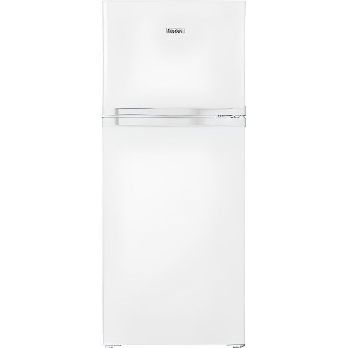 Réfrigérateur double porte FrigeluX RDP151BE – 151 L – 50 x 57 x 122 cm – Classe E – Blanc – 40 dB – Portes réversibles