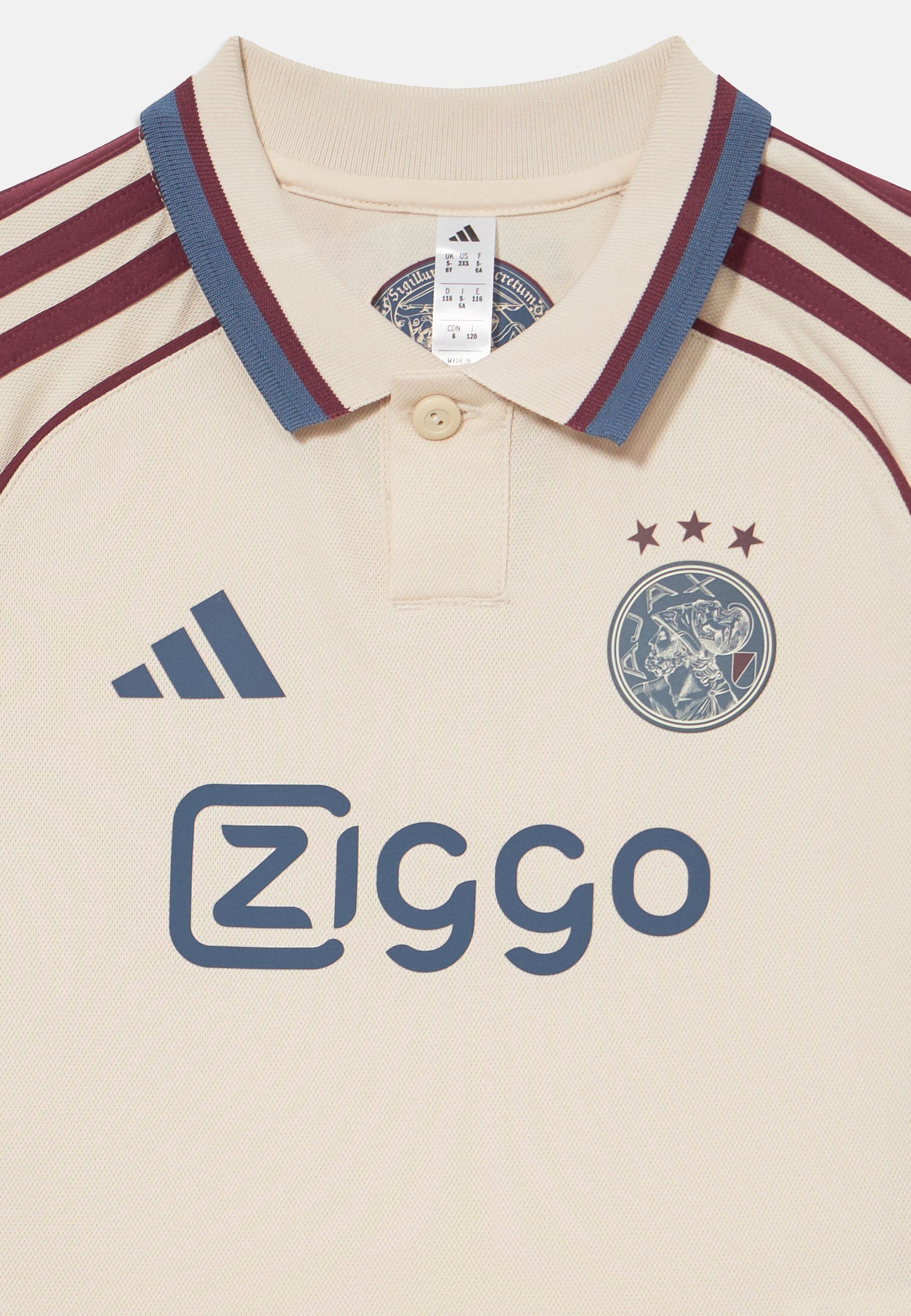 adidas Performance AJAX AMSTERDAM Kinder-Set Unisex - Sportshorts - Halo Ivory