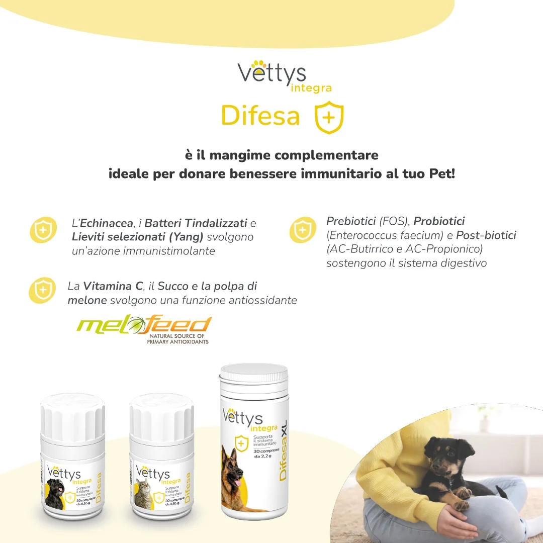 VETTYS Vettys Integra Difesa Gatto 30 comprimidos Sistema Imunológico de Gato