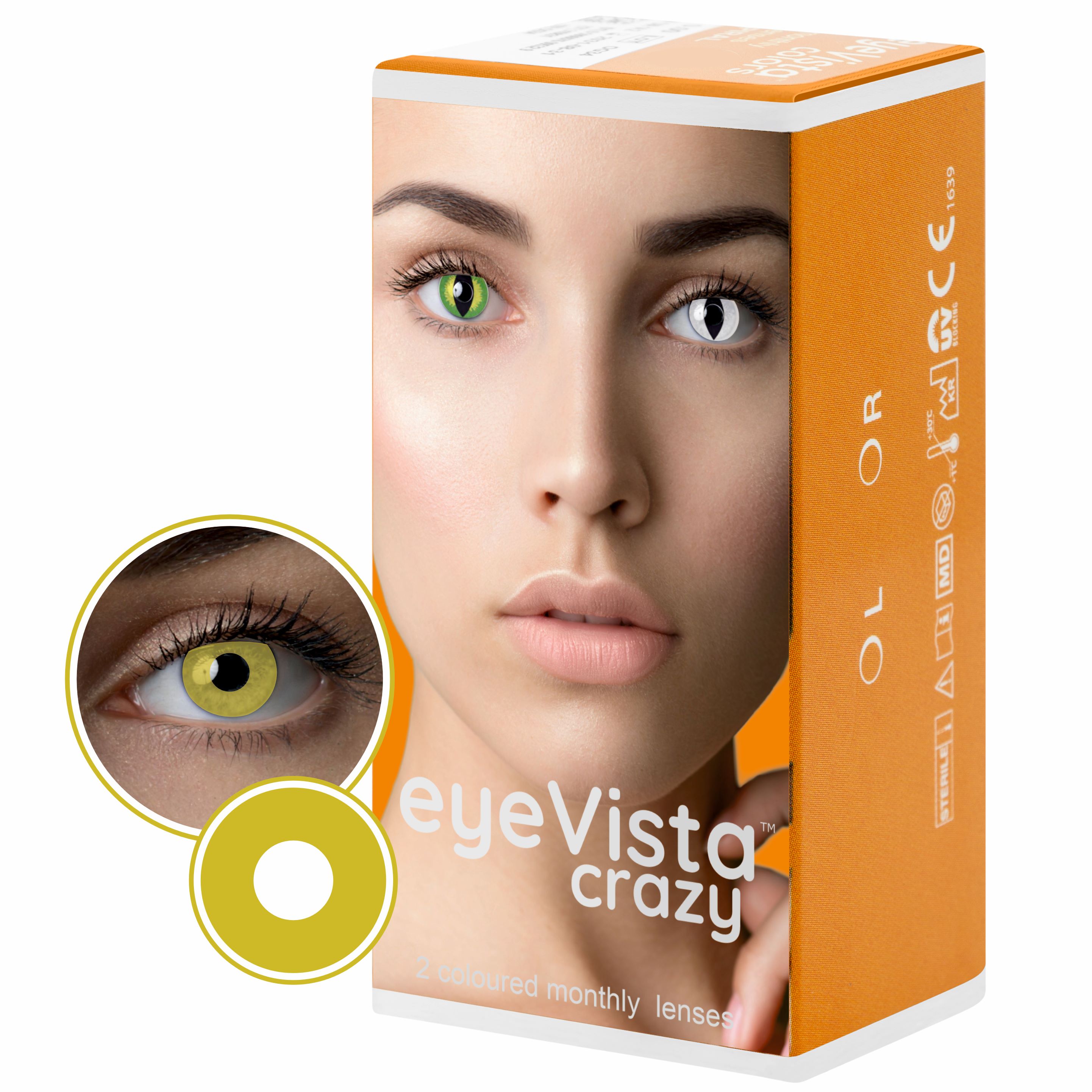 EyeVista Crazy Solid Yellow