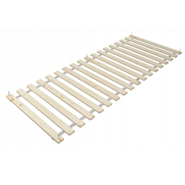 Stelaż wkład do łóżka pod materac 200x80 cm 18 Listew Drewno lite
