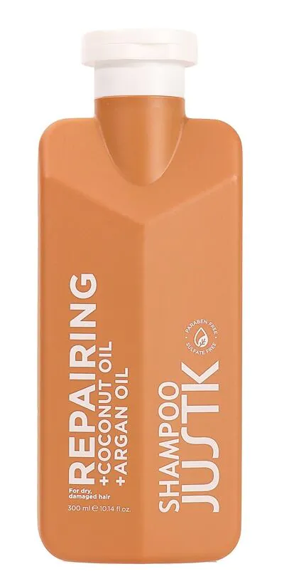 Justk Coconut Oil & Argan Oil Naprawczy Szampon do włosów