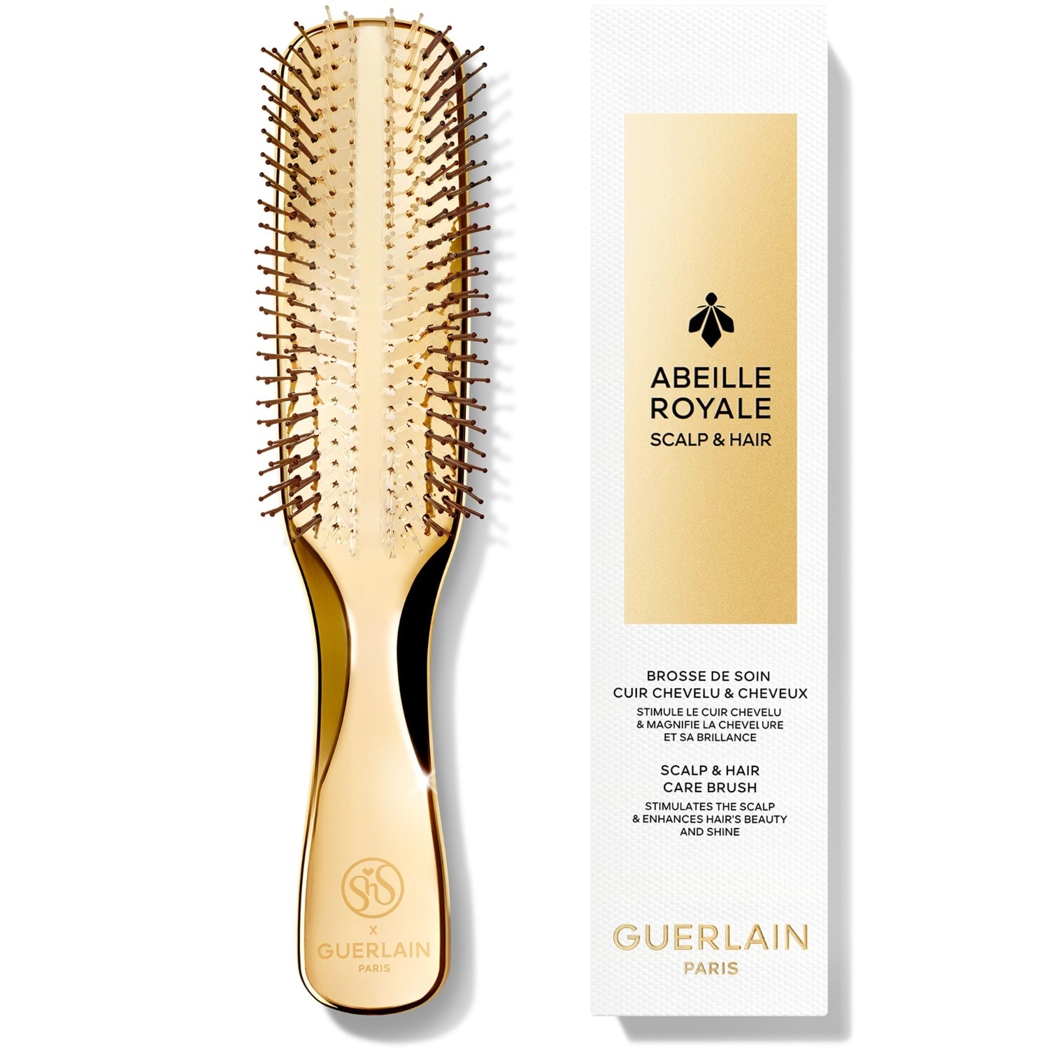 Guerlain Abeille Royale hiuslisäke päänahan ja hiustenhoitoharja - 1 kpl