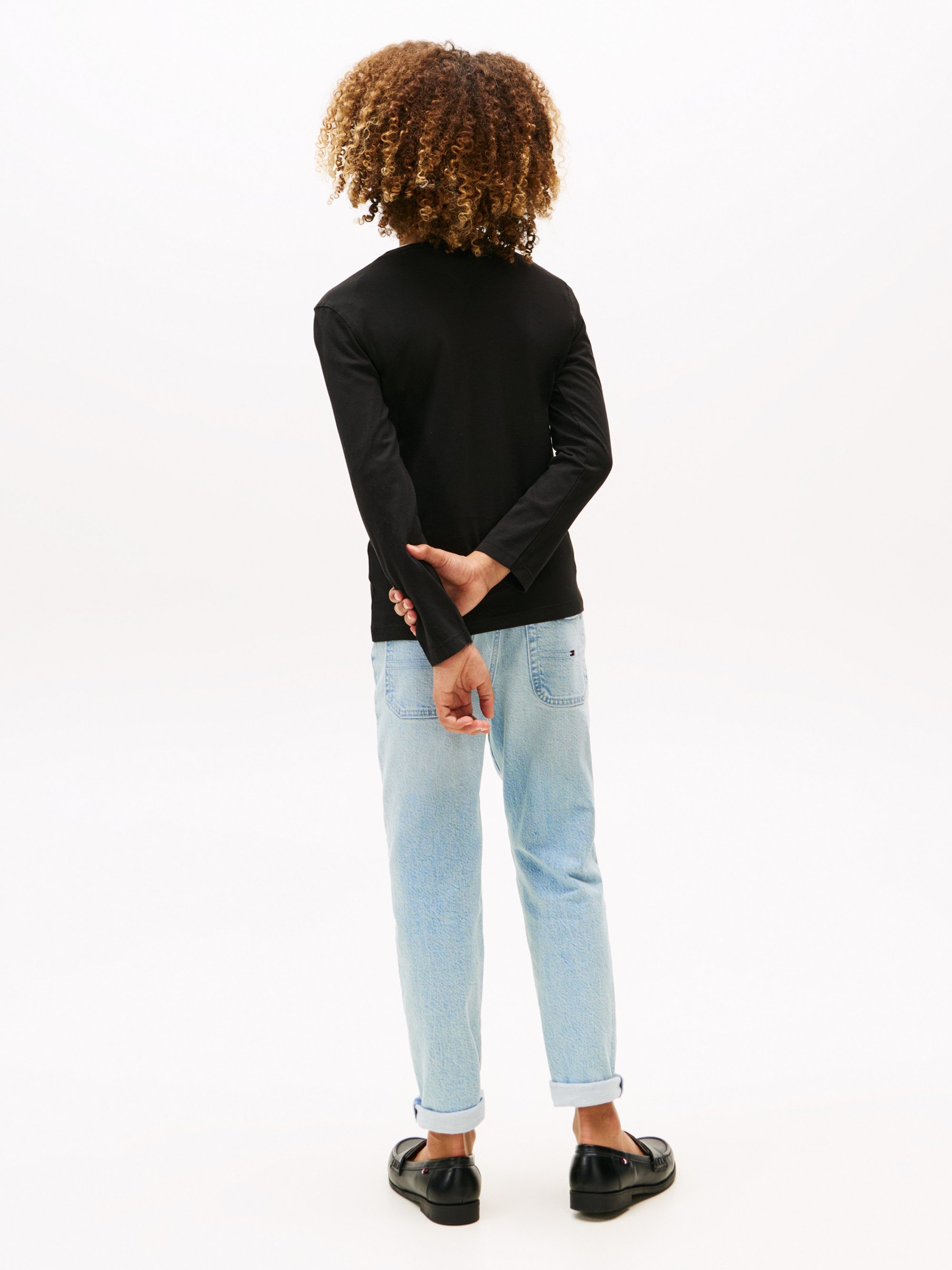 Tommy Hilfiger BOYS BASIC - Top met lange mouwen - meteoriet