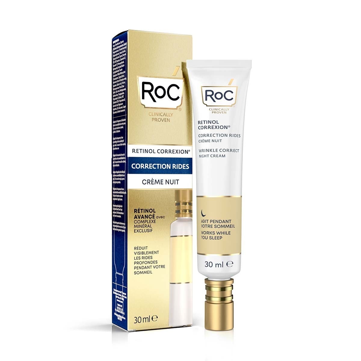 RoC RoC Anti-Âge Crème Nuit Correction Rides 30ml