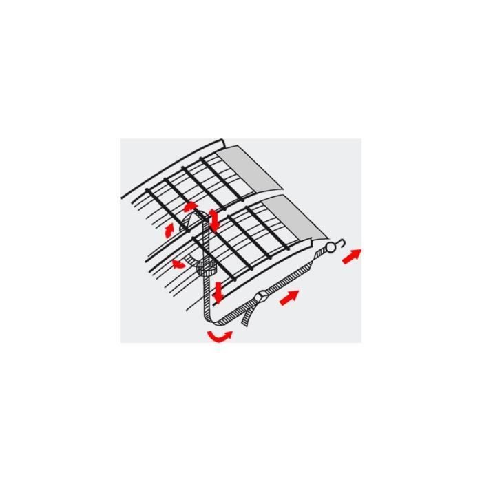 Folding aluminum motorcycle loading ramp, up to 340 kg, 220 x 28 cm, grey, 3416050