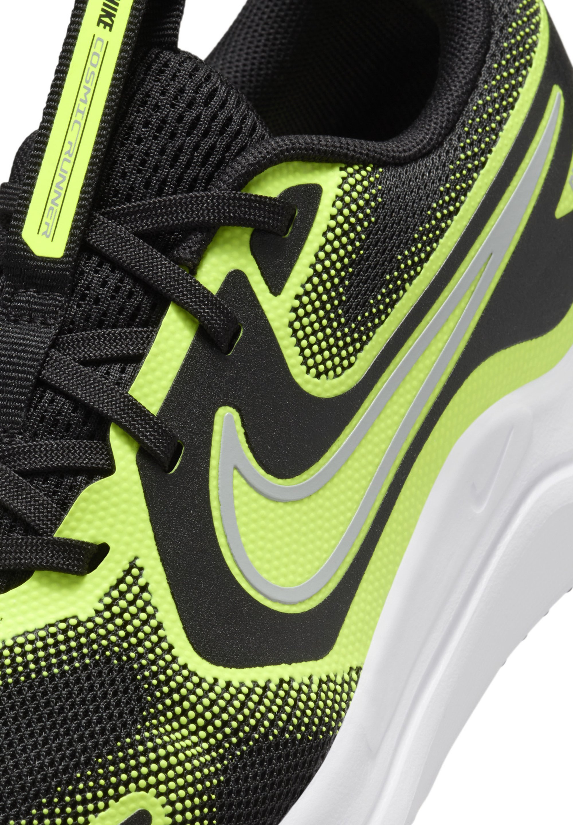 Nike Performance COSMIC UNISEX - Scarpe da corsa su strada - nero volt grigio lupo