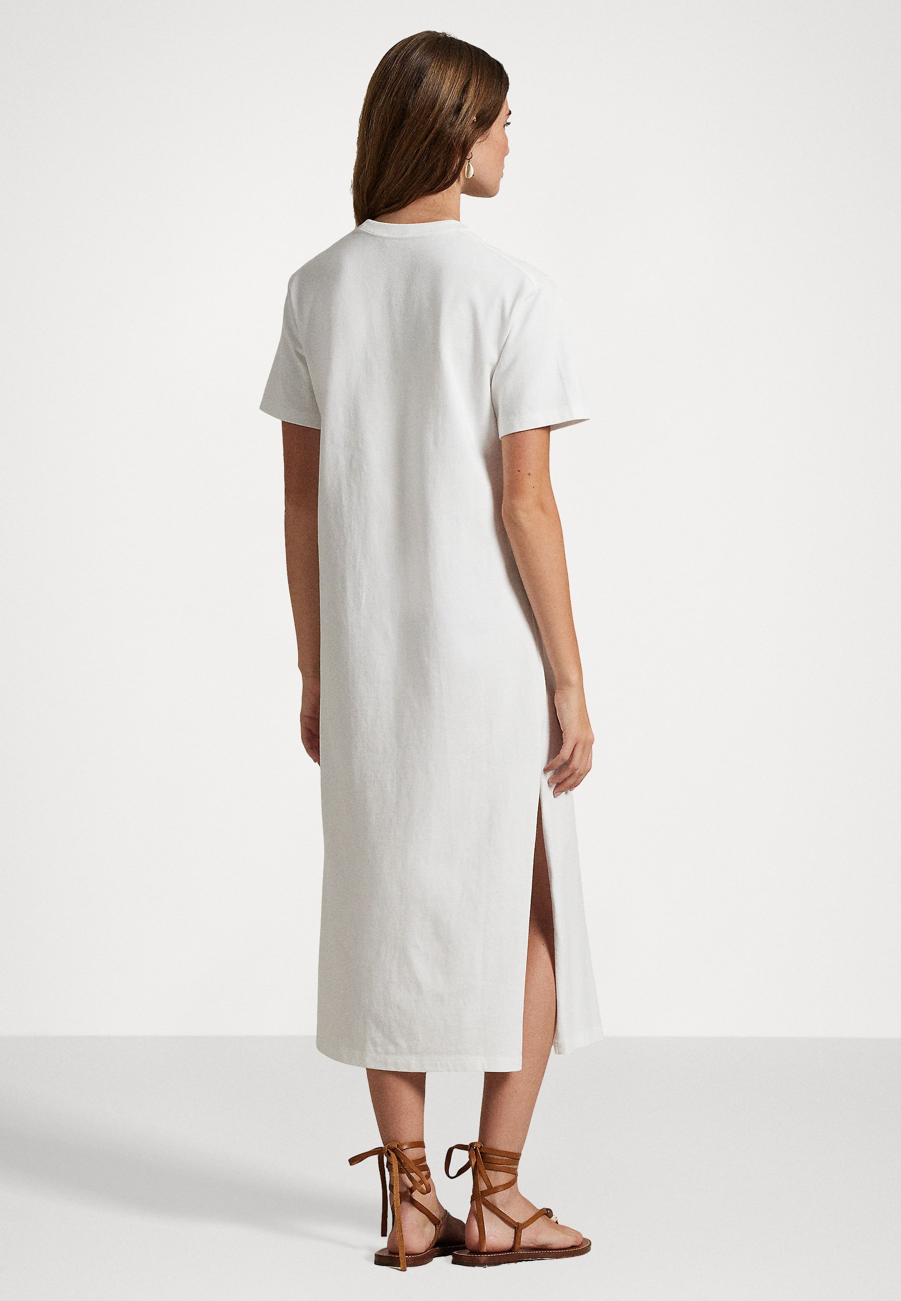 Abito Polo Ralph Lauren - Abito in jersey - bianco