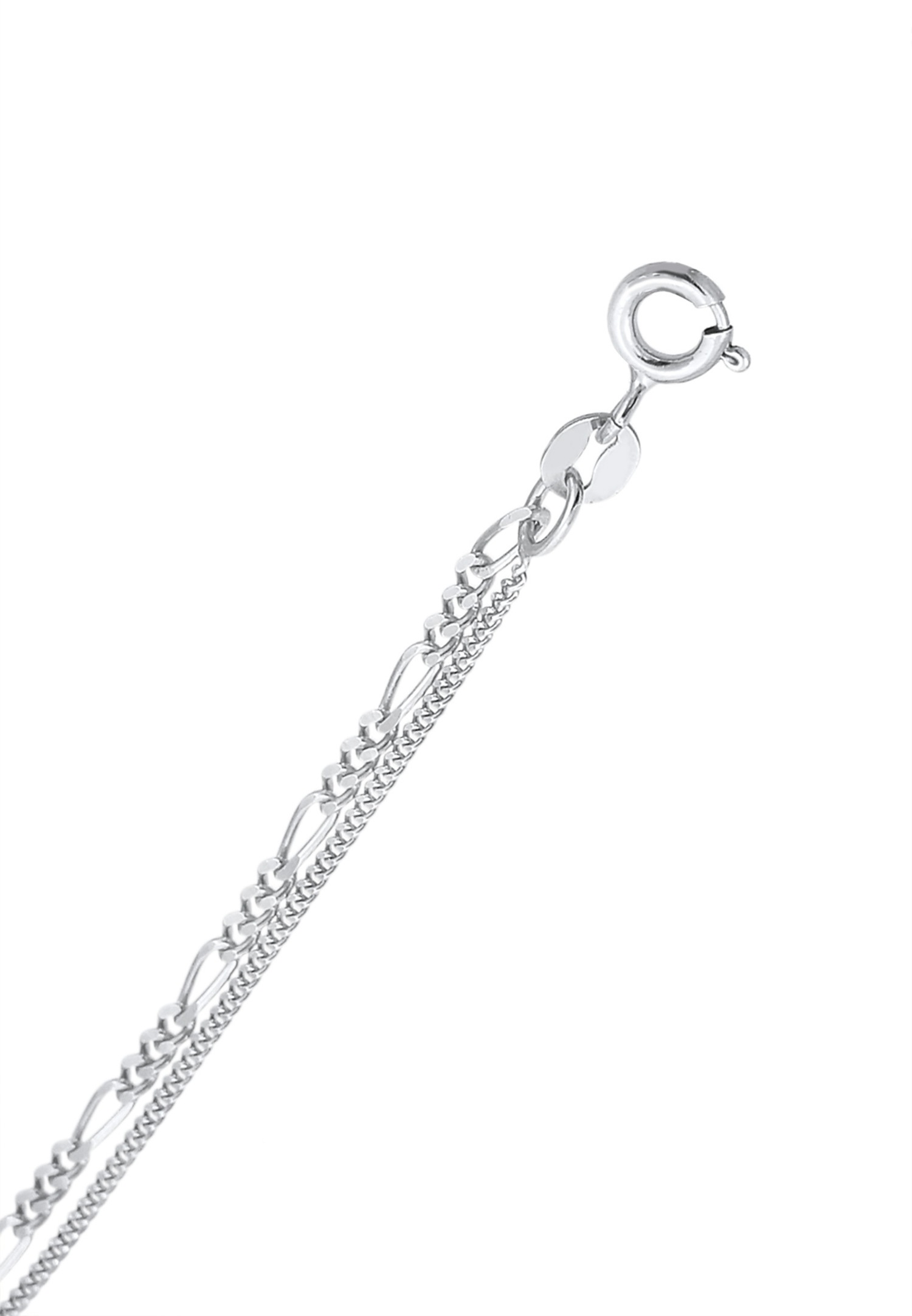 Elli Femmes couches pendentif coeur Figaro en argent sterling 925