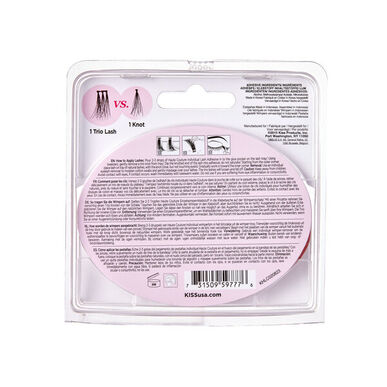 Kiss Haute Couture Trio Lashes -ripset, ylelliset ripset, 1 kpl, 1 kpl