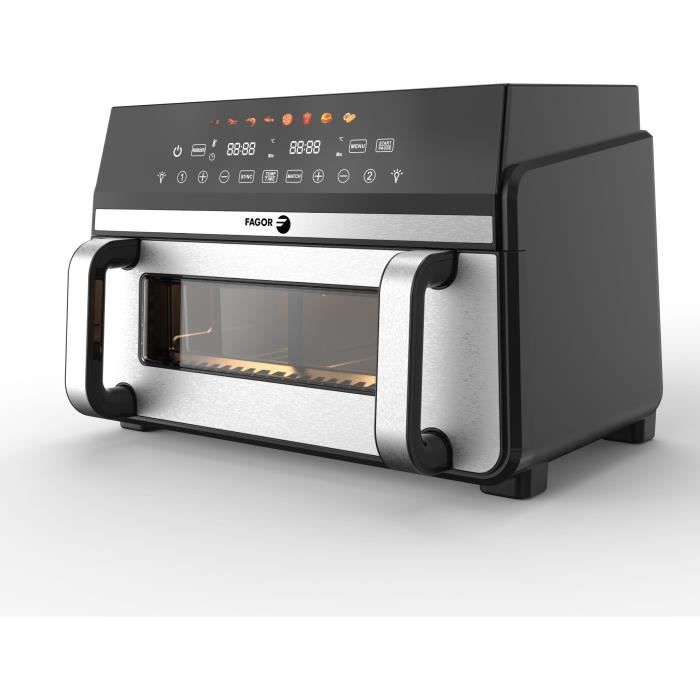 Air fryer - FAGOR - FG10AF - 11L - 2400W - Double tank - Digital display - 8 programs - Family size air fryer