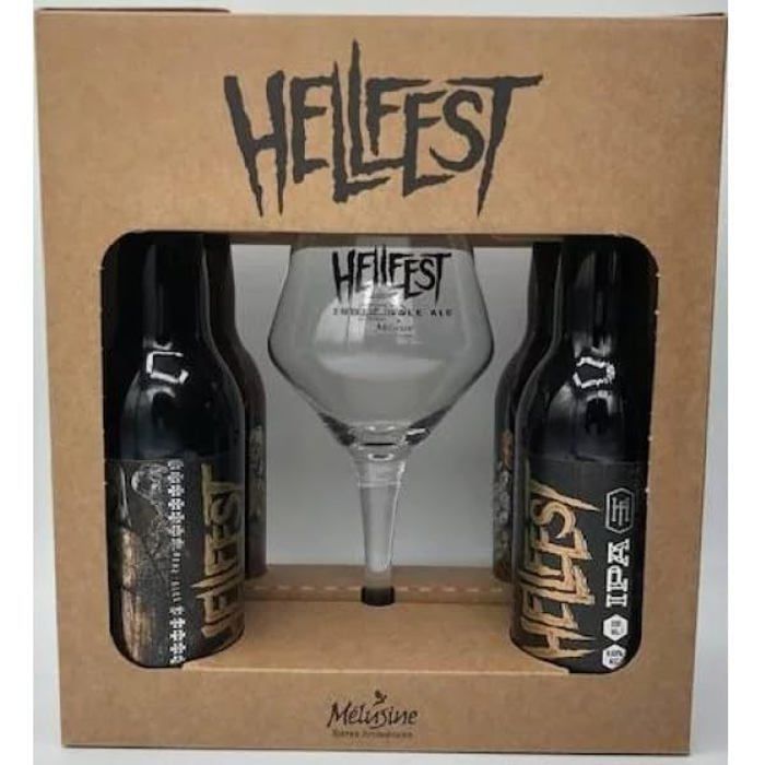 Hellfest 4 cervezas + 1 copa de cata TEKU Mélusine Vendée 6,6% IPA - 33cl.