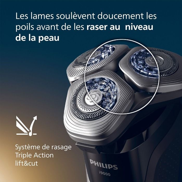 Philips X9002/10 Electric Shaver, 100% Waterproof, i9000 Series with SkinIQ