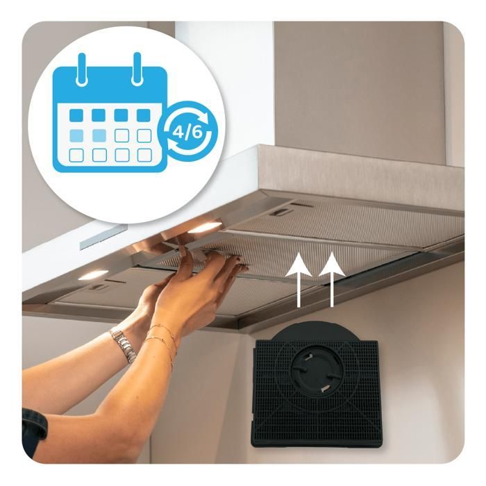 Campana extractora con filtro de carbón Electrolux Tipo 303 942121985 Electrolux