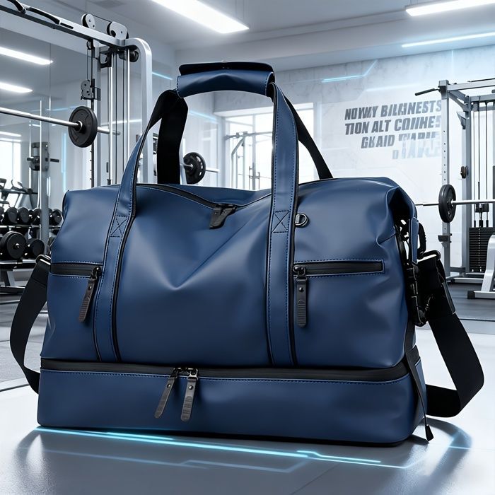 Bolsa de viaje - Gran capacidad - Bolso tote - Correa para el hombro - Azul