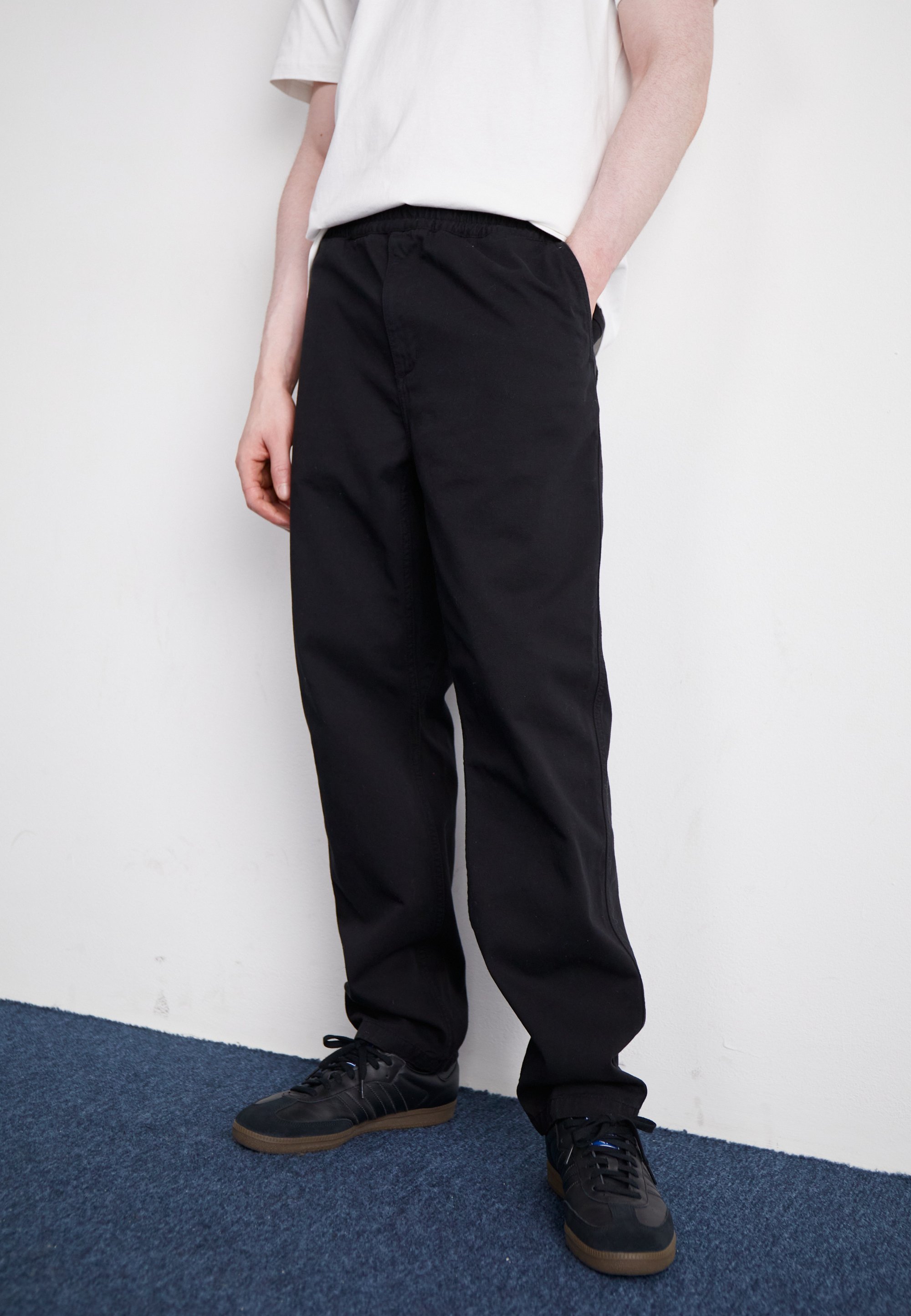 Carhartt WIP FLINT PANT - Nohavice - čierna