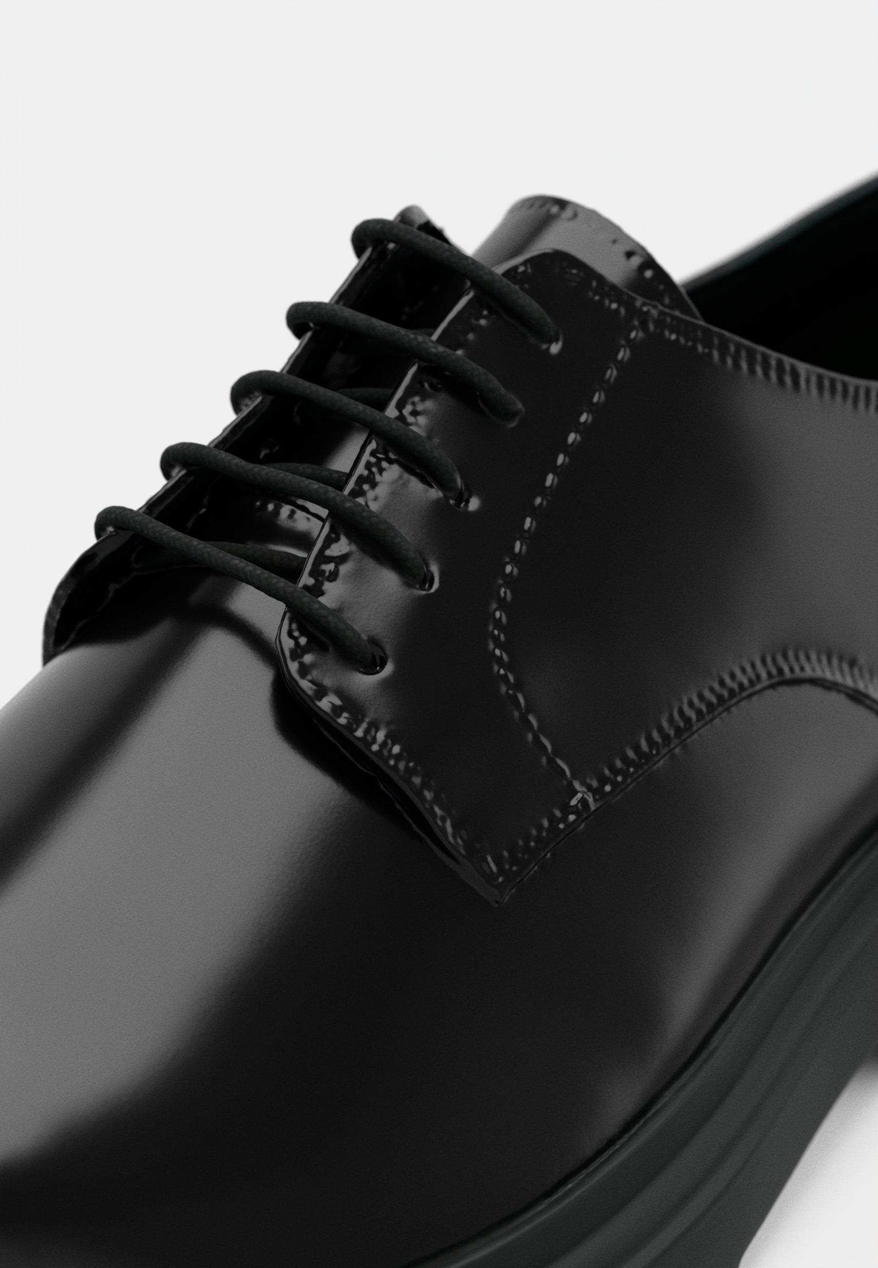 Zign LEATHER - Stijlvolle veterschoenen - zwart