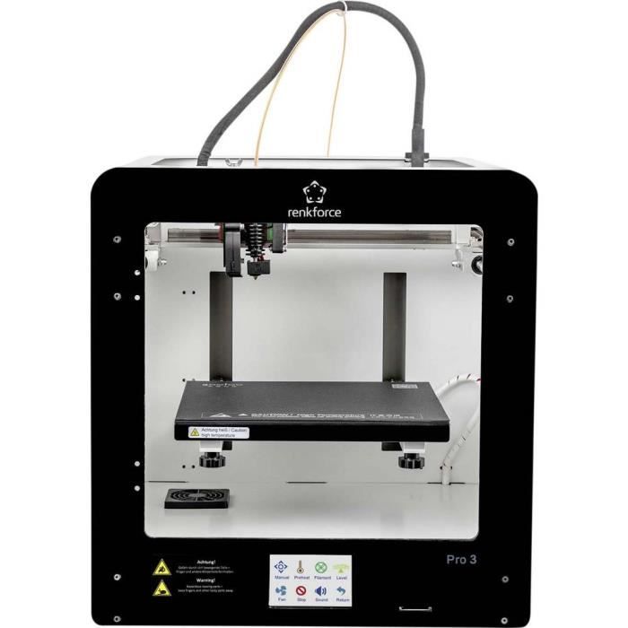 Imprimante 3D - RENKFORCE - PRO3 RF-4318370 - Noir - PLA - FDM